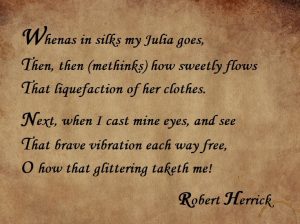 Robert Herrick Julias Clothes parchment (2)
